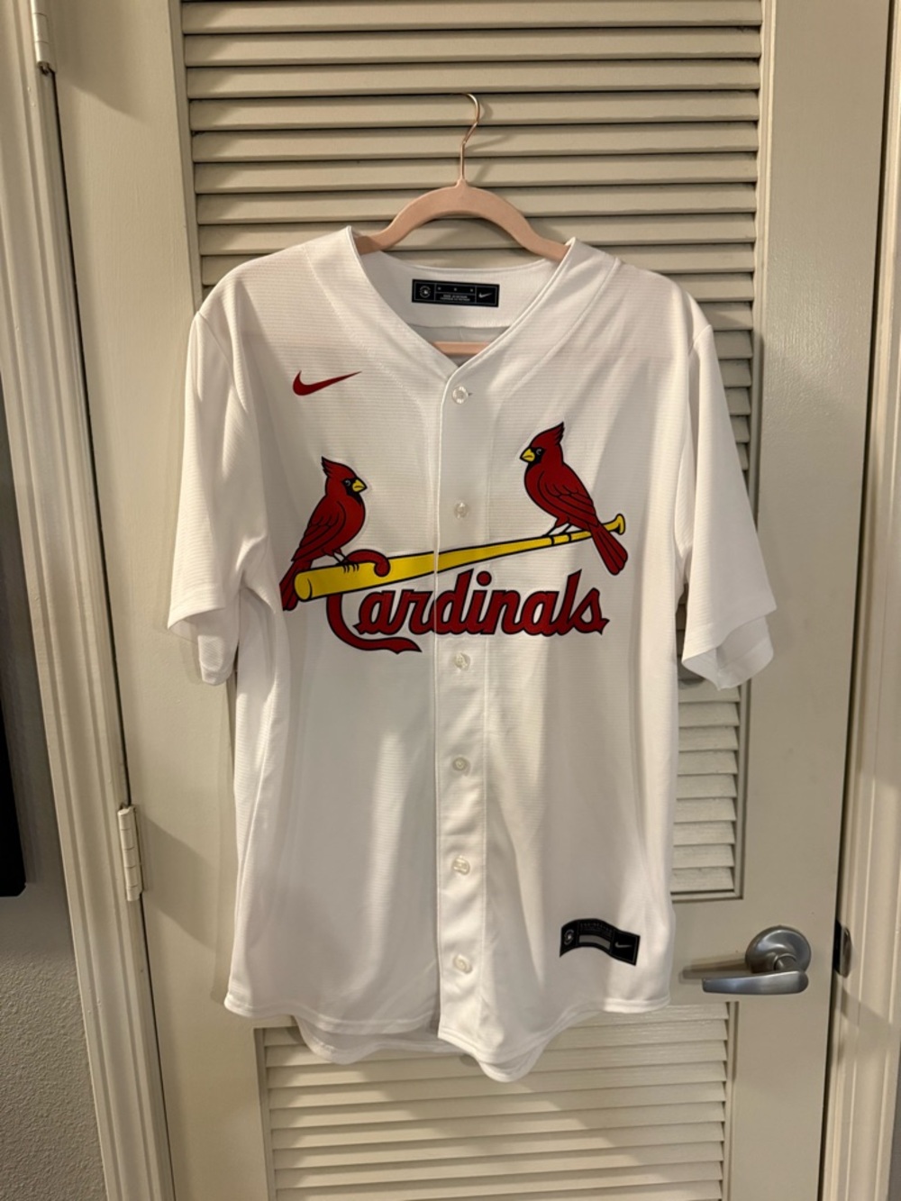 Nike White St. Louis Cardinals Adam Wainwright Baseball Jersey #50